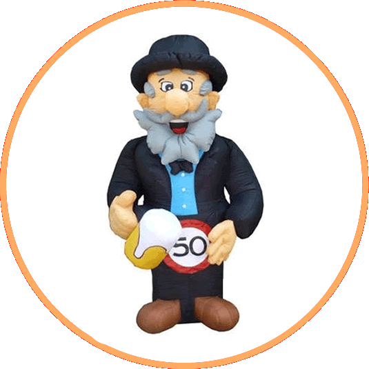  Opblaasfiguren Abraham 