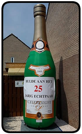  Grote champagnefles