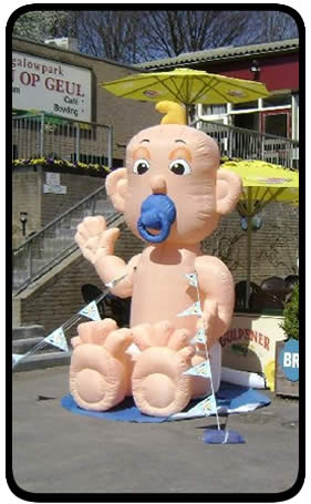  Grote opblaasbaby