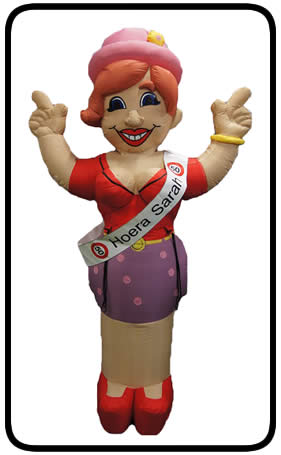 Opblaasfiguren ​Sarah