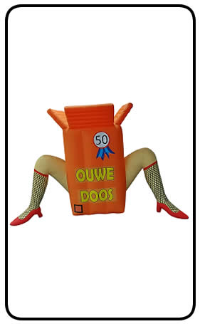  Opblaas Sarah Ouwe Doos 2,5 meter