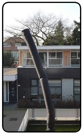  Skytube zwart 6 meter
