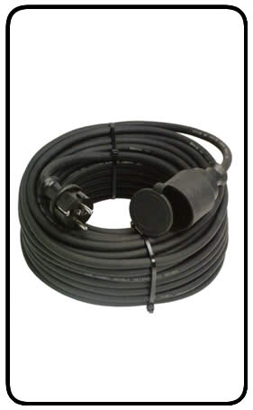  Verlengkabel 230 Volt 10 meter                 